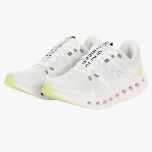 On Cloudsurfer Running Women's White and Green Running Shoes Size 9